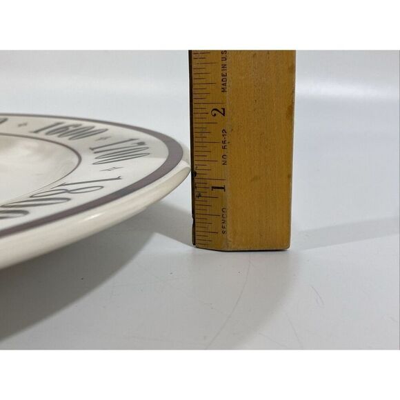 Vintage Syracuse China BPOE Elk Lodge Millennium Clock 2000 Platter 12” - Picture 8 of 8